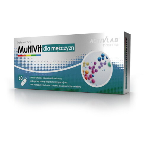 Вітаміни та мінерали ActivLab Pharma MultiVit for Men 60 капсул фото №1