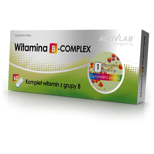 Вітаміни групи В Activlab Vitamin B-Complex 60капс (36108023) фото №1