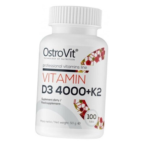 Вітаміни Ostrovit Vitamin D3 4000 K2 100таб (36250039) фото №1