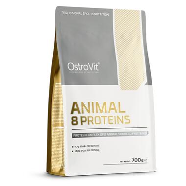 Комплексні протеїни OstroVit Animal 8 Proteins 700 грам полуниця фото №1