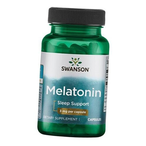 Вітаміни Swanson Melatonin 3 60 капсул (72 280 002) фото №1