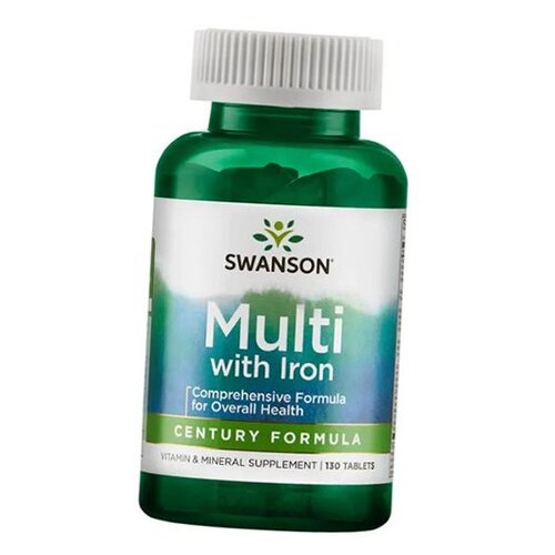 Вітаміни Swanson Multi with Iron 130таб (36280071) фото №1
