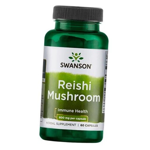 Вітаміни Swanson Reishi Mushroom 600 60капс (71280025) фото №1