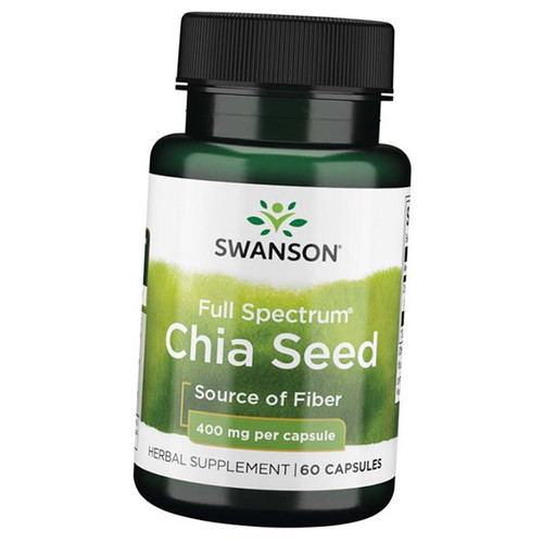 Экстракт семян чиа Swanson Full Spectrum Chia Seed 400 60капс (71280065) фото №1