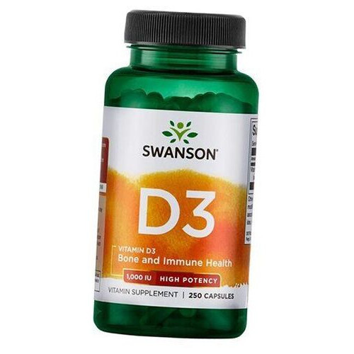 Вітамін Д3 Swanson Vitamin D3 1000 30капс (36280045) фото №1