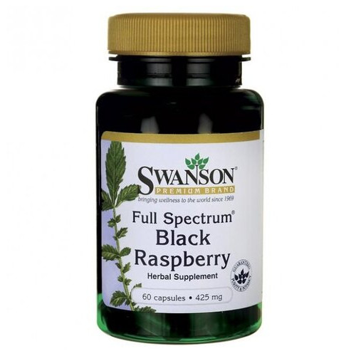 Чорна Малина Swanson (Full Spectrum Black Raspberry) 425 мг 60 капсул фото №1