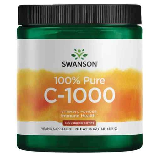Вітамін Swanson 100% Pure Vitamin C Powder 454g(16oz) фото №1