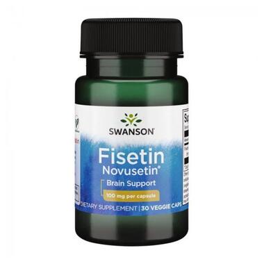 Вітаміни Swanson Fisetin Novusetin 100mg - 30caps фото №1