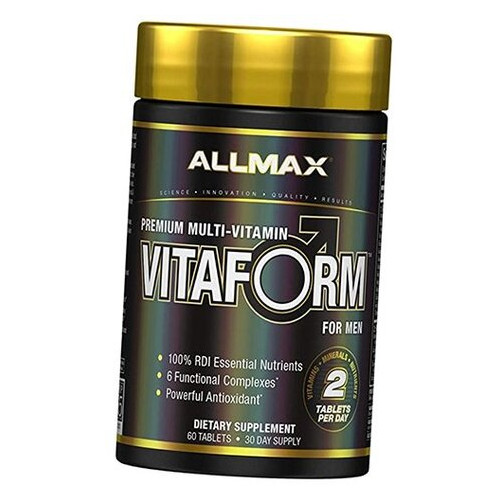 Вітаміни AllMax Nutrition Vitaform 60 таблеток (4384301111) фото №1