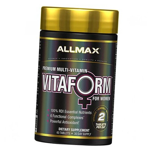 Вітаміни Allmax Nutrition VitaFemme 2-A-Day 60 таблеток (36134007) фото №1