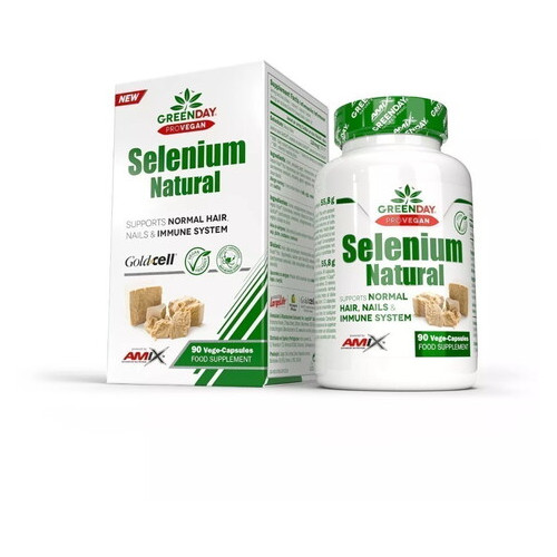 Вітаміни та мінерали Amix Nutrition GreenDay ProVegan Selenium Natural 90 капсул фото №1