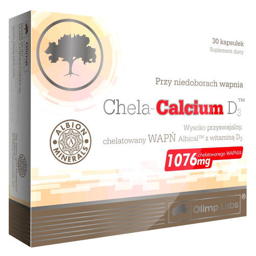 Вітаміни OLIMP Chela-Calcium D3 30 капсул фото №1