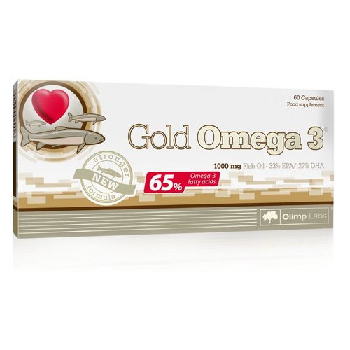 Вітаміни OLIMP Gold Omega 3 65 60 капсул фото №1