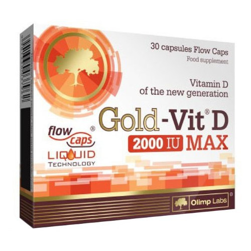 Вітаміни Olimp Gold Vit D Max 30 капсул фото №1