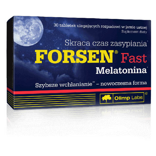 Вітаміни Olimp Forsen Fast Melatonina 30 таблеток фото №1