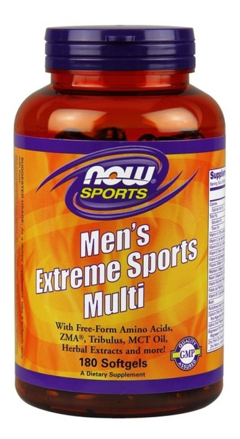 Вітаміни NOW Mens Extreme Sports Multi Softgels 180 капсул (4384301019) фото №1
