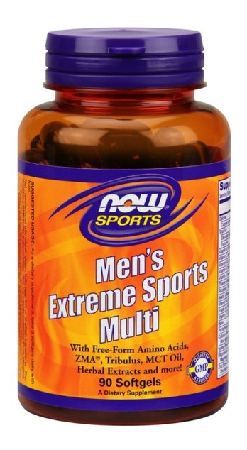 Вітаміни NOW Mens Extreme Sports Multi Softgels 90 капсул (4384301018) фото №1