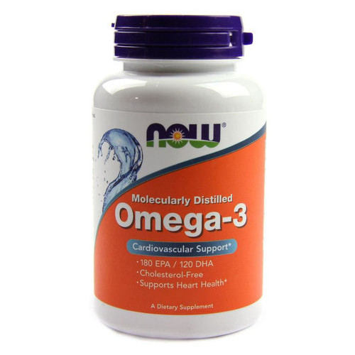 Вітаміни NOW Omega-3 1000 мг 30 капсул фото №1