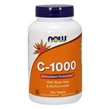 Вітамін Now Foods C-1000 з плодами шипшини 250 табл фото №2