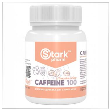 Кофеїн Stark Pharm перед тренуванням 100 мг - 100 таблеток фото №1