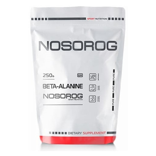 Передтренувальні Nosorog Beta-Alanine 250 грам фото №1