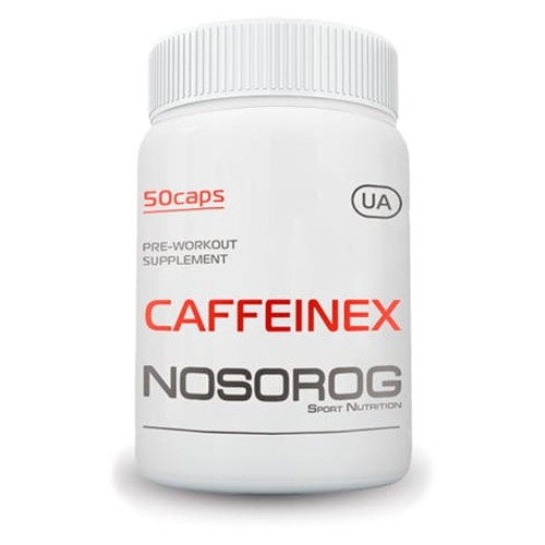 Передтренувальні Nosorog Caffeinex 50 капсул фото №1