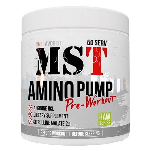 Передтренувальні MST Nutrition Amino Pump 300 грам фото №1
