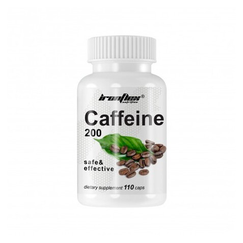 Перед тренуваннями IronFlex Caffeine 200 110 таблеток (CN3265) фото №1