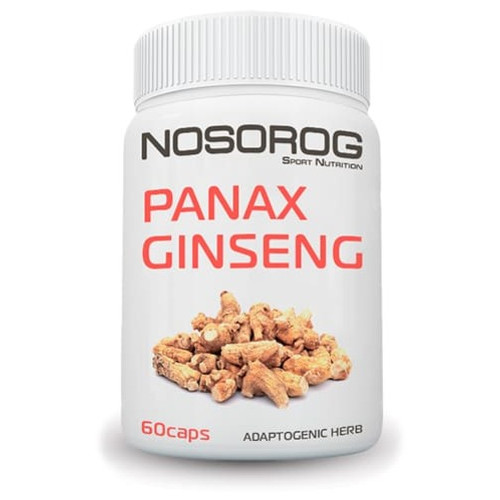 Передтренувальний комплекс Nosorog Panax Ginseng 60 капсул фото №1