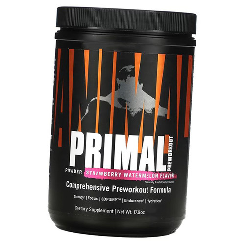 Комплексна передтренувальна формула Universal Nutrition Animal Primal Powder 507г Полуниця-кавун (11086007) фото №1
