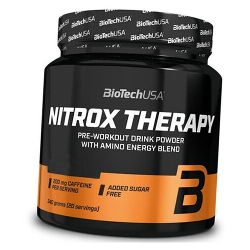 Передтренувальник BioTech Nitrox Therapy 340 грам-персик фото №2