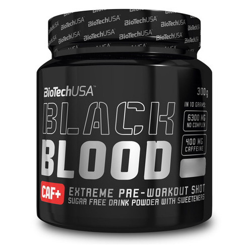 Передтренувальні BioTech USA Nutrition Black Blood CAF 300 грам ожини (CN4964-2) фото №2