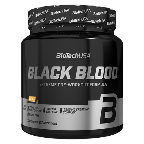 Передтренувальні BioTech USA Nutrition Black Blood NOX 330 грам апельсин (CN4965-1) фото №1