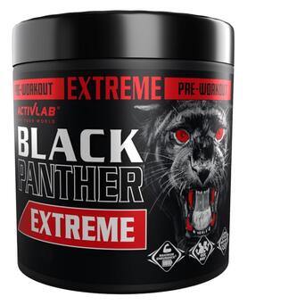 Передтренувальник Activlab Black Panther Extreme 300 грам чорна смородина фото №1