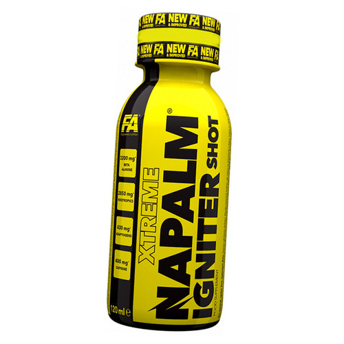 Передтрен порційний Fitness Authority Xtreme Napalm Liquid 120мл Японський лимон (11113001) фото №1