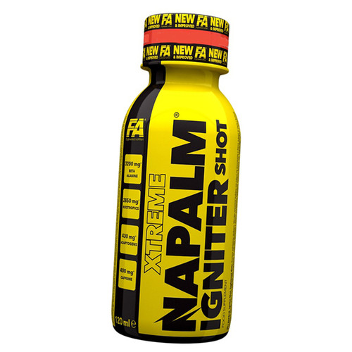 Передтрен порційний Fitness Authority Xtreme Napalm Liquid 120мл Манго (11113001) фото №1