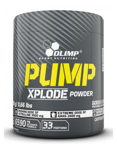 Передтренувальні роботи Olimp Pump Xplode Powder 300 грам фруктовий пунш фото №1