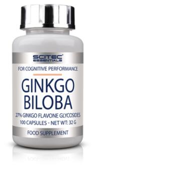 Посттренувальна добавка Scitec Nutrition Ginkgo Biloba 100 табл фото №1