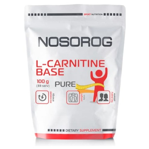 Жироспалювач Nosorog L-Carnitine Base 100 грам фото №1