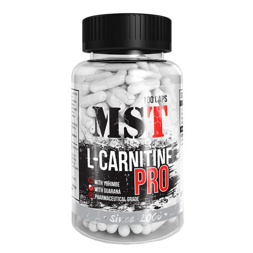 Карнітин MST Nutrition L-Carnitine PRO 90 капсул фото №1