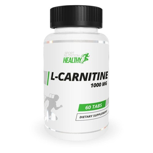 Карнітин Healthy Nation by MST L-Carnitine 1000 mg 60 таблеток фото №1