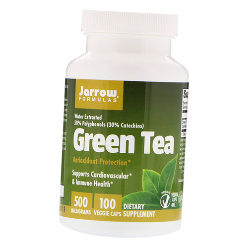 Жироспалювач Jarrow Formulas Green Tea 100 вегкапсул (02345002) фото №1