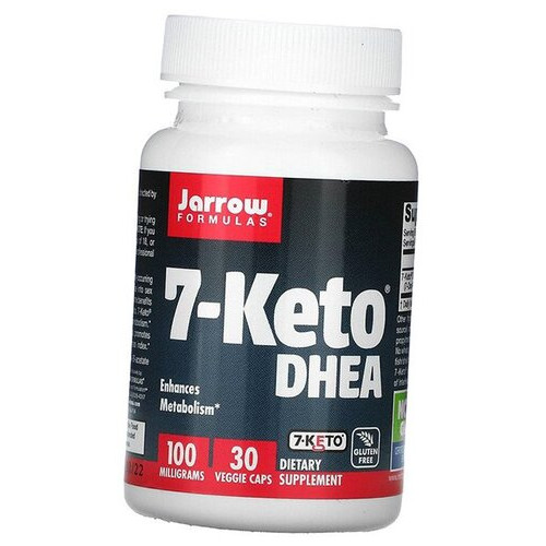 7-Кето Природний метаболіт ДГЕА Jarrow Formulas 7-Keto DHEA 100 30вегкапс (02345007) фото №1