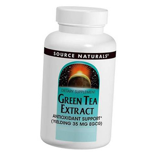 Жироспалювач Source Naturals Green Tea Extract 100 60 таблеток (02355001) фото №1
