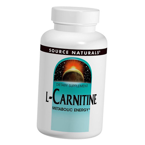 Жироспалювач Source Naturals L-carnitine 120 капсул (02355003) фото №1
