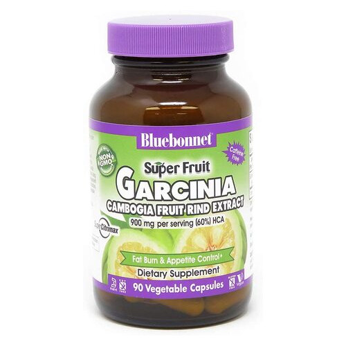 Жиросжигатель Bluebonnet Nutrition Super Fruit Garcinia Cambogia Fruit Rind Ex 90 капсул (4384302936) фото №1