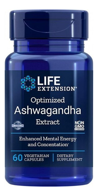 Жироспалювач Life Extension Ashwagandha Extract 60 капсул (4384303556) фото №3