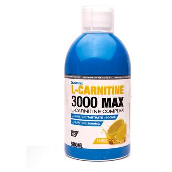 Жироспалювач Quamtrax L-Carnitine 3000 Max 500 мл лимон фото №1