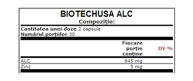 Жироспалювач BioTech ALC 60 caps фото №3