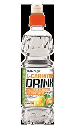 L-карнітин BioTech L-carnitine drink 500 мл яблуко-груша фото №1